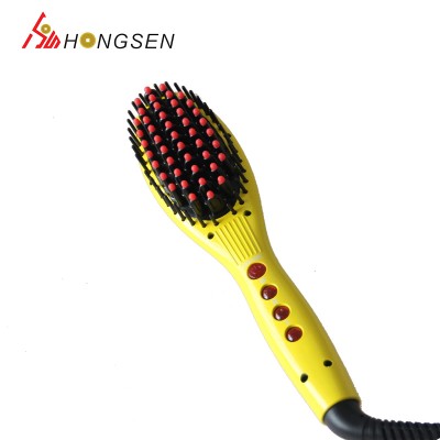 2017 New Design Household Hair Straightener Comb Ionic Hair Straightener For Hair